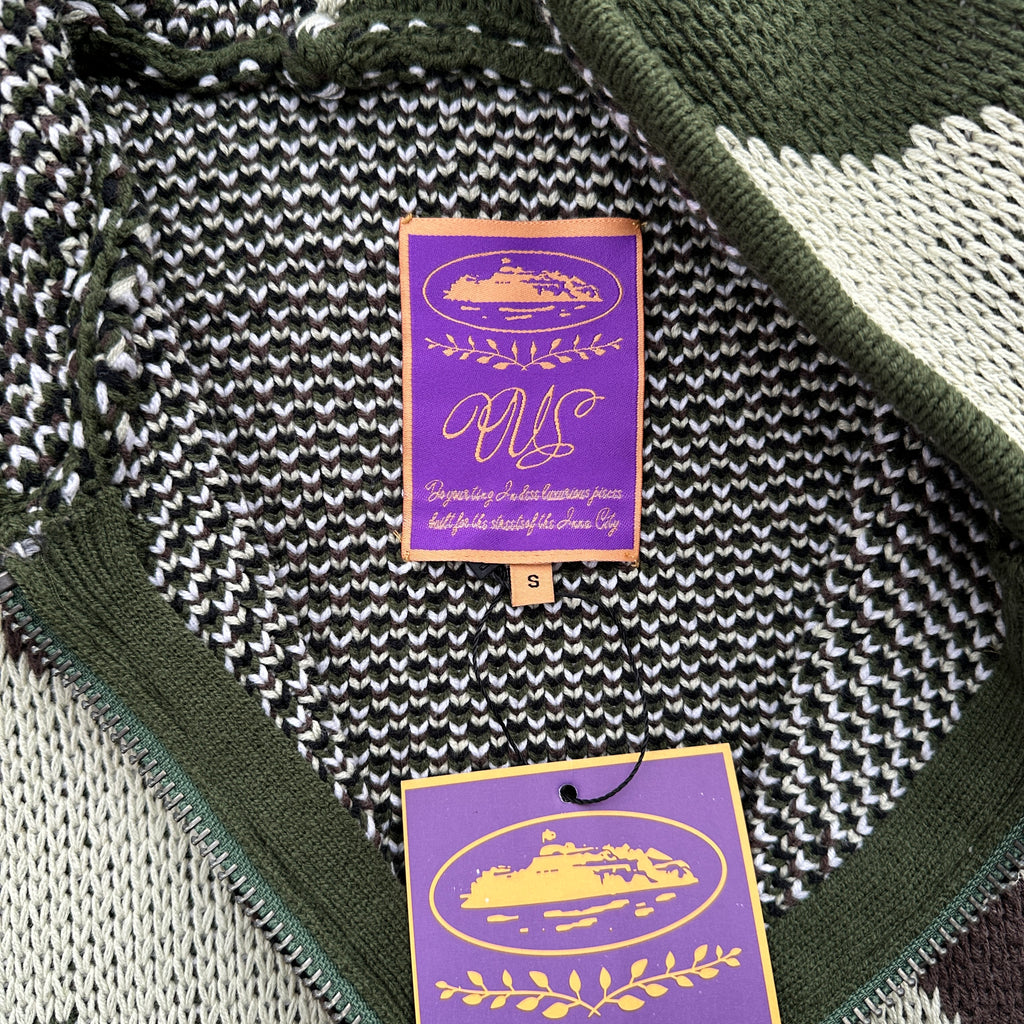 CORTEIZ ALCATRAZ HEAVY KNIT HOODIE (CAMO)
