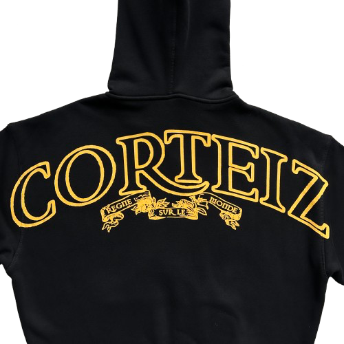 CORTIEZSUPERIOR ROYALE ZIP HOODIE (BLACK/YELLOW)