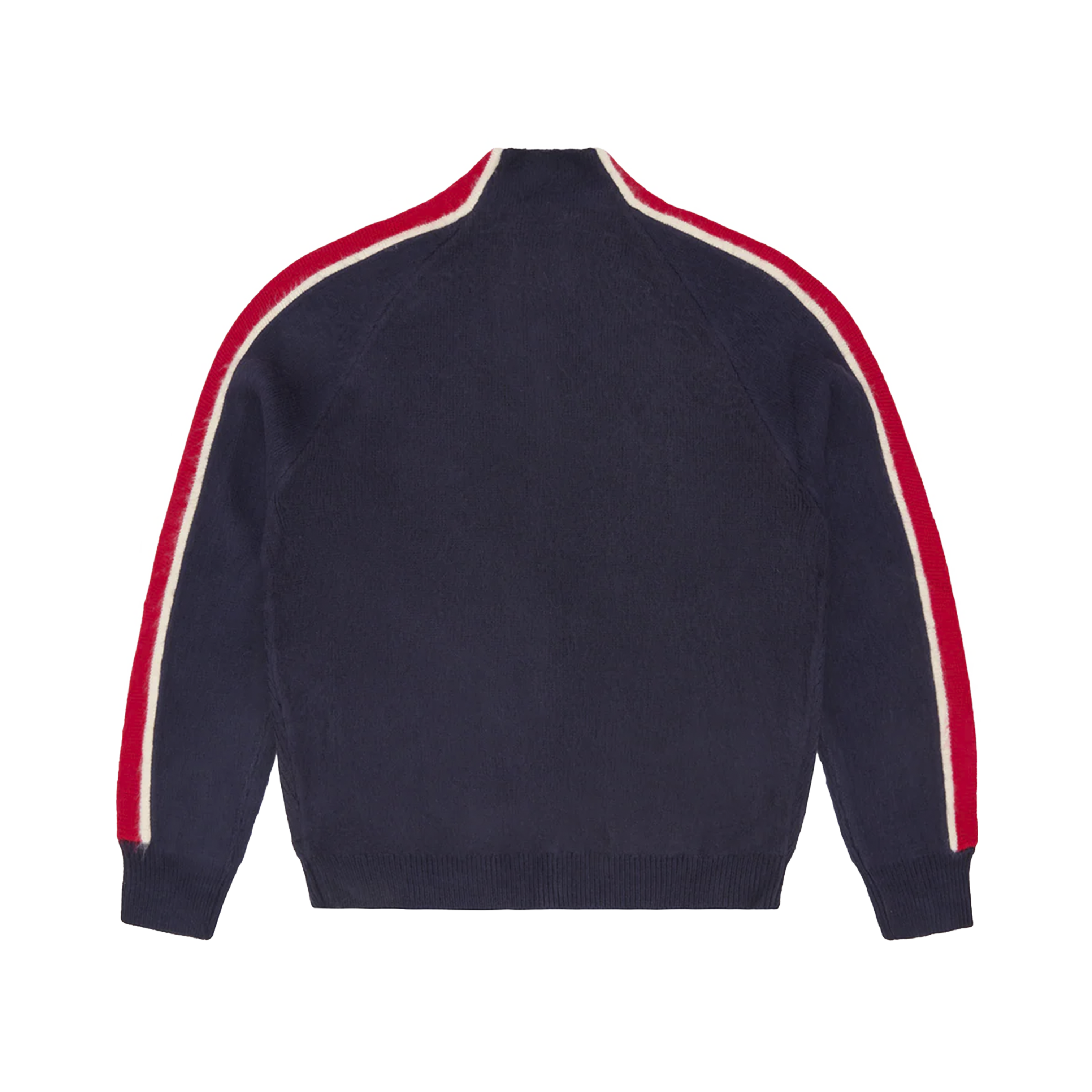 CORTEIZ MULTI STRIPE KNIT ZIP UP (NAVY)