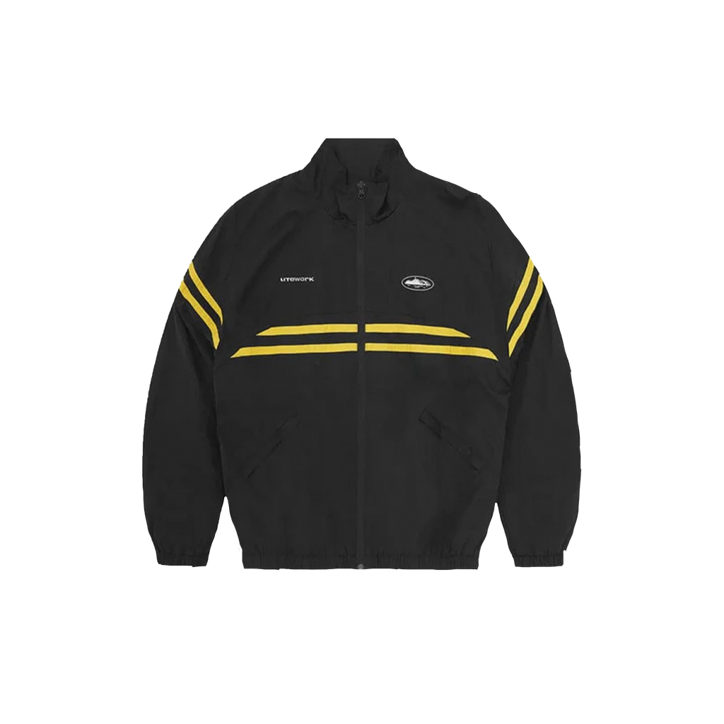 CORTEIZ STRIPED LITEWORK JACKET (BLACK/YELLOW)