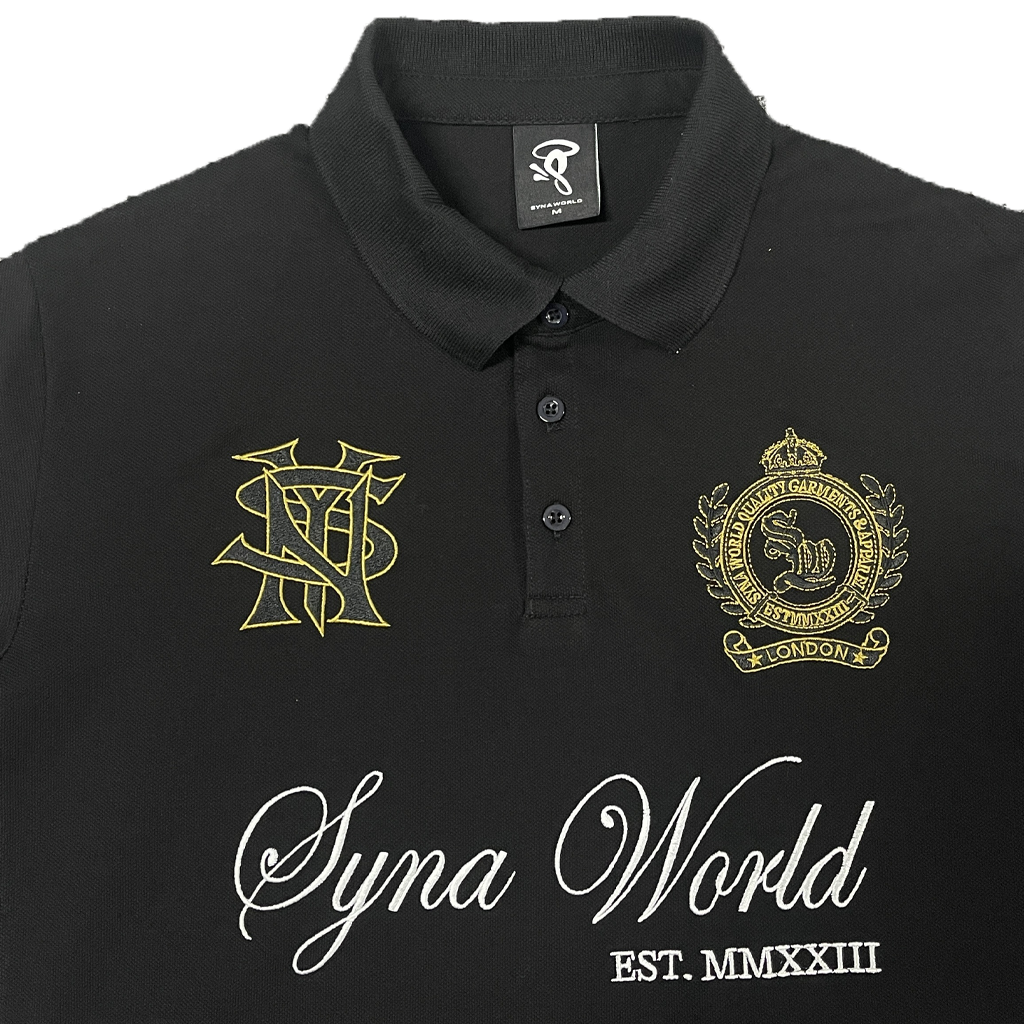 SYNA WORLD SKI OF SYNA POLO (BLACK)