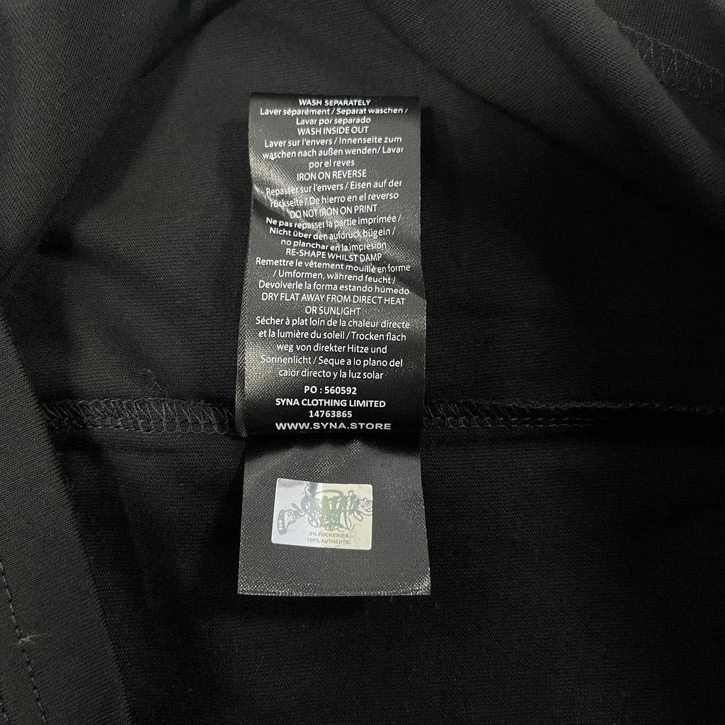 SYNAWORLD GRAF PRINTED TEE - (BLACK/PURPLE)