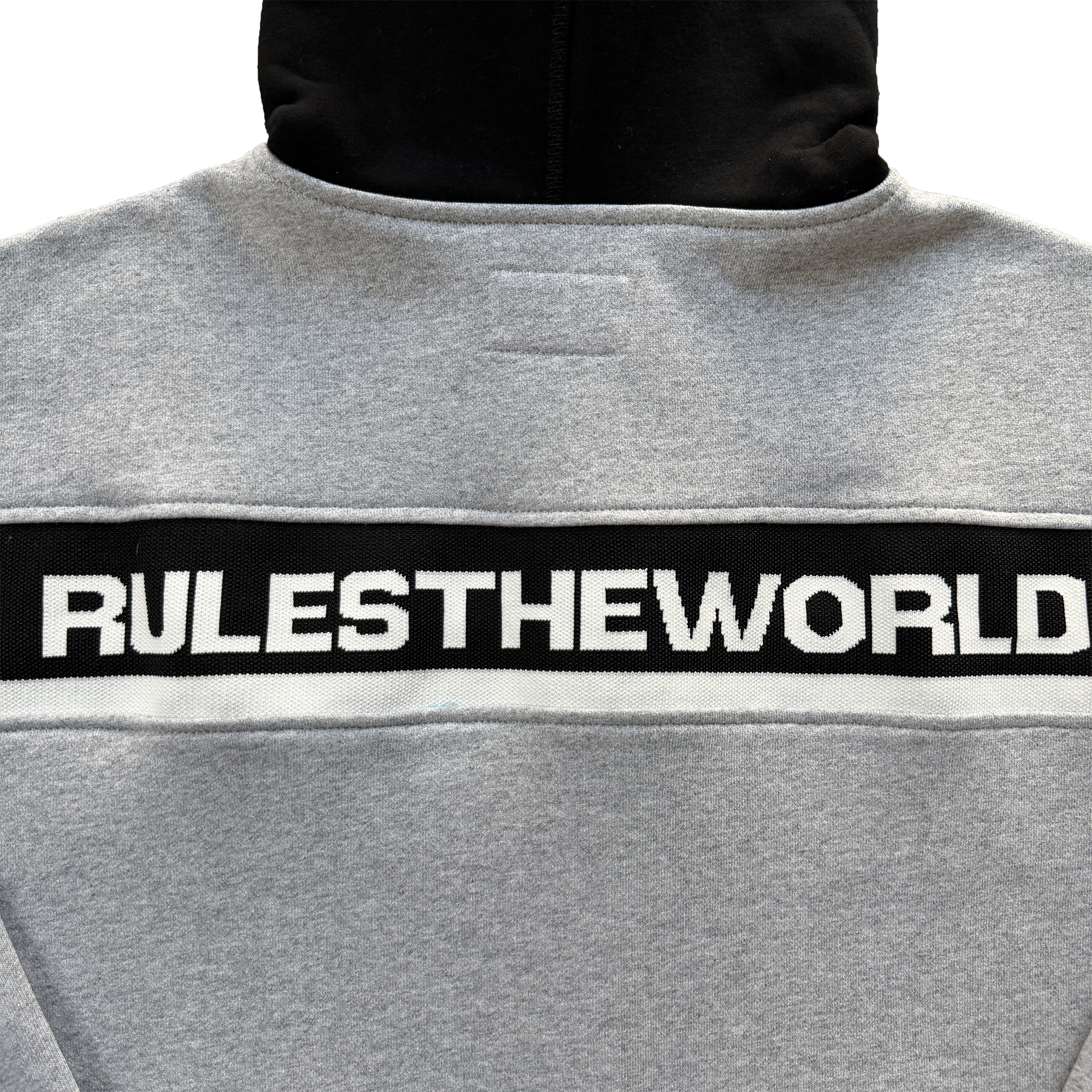 CORTEIZ RIBBED SPORTEIZ ZIP HOODIE (HEATHER GREY)